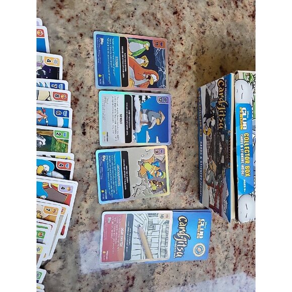 Disney Club Penguin Card Jitsu Lot Dojo Collectors Box Trading Card Game Topps - Picture 11 of 15